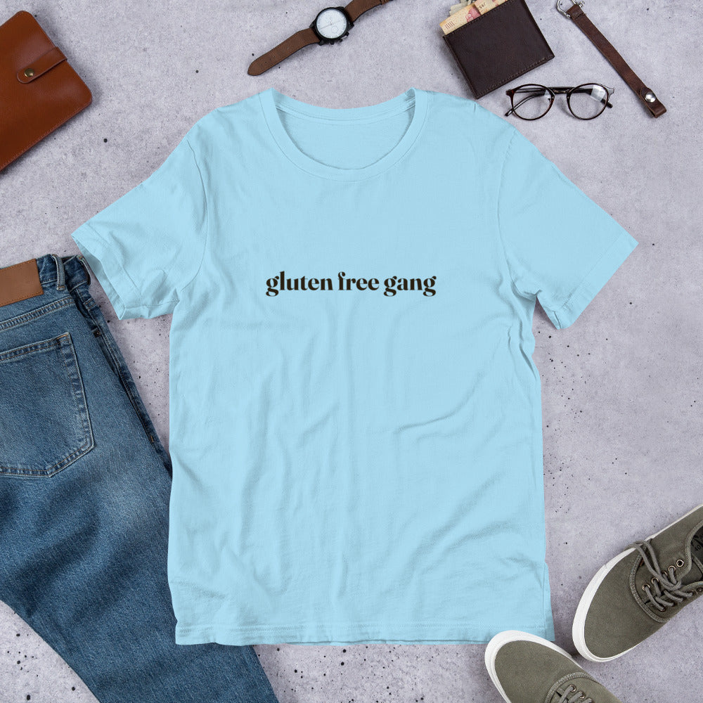 Gluten Free Gang Print Unisex T-Shirt